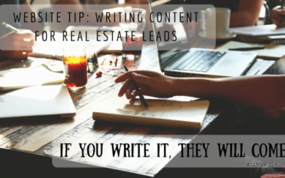 Website Tip: Writing Content for Real Estate Leads